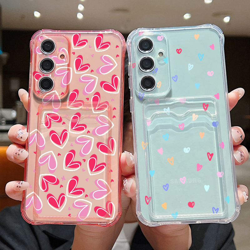 Samsung Galaxy A55 - غطاء هاتف بفتحة للبطاقات لسامسونج جالاكسي
