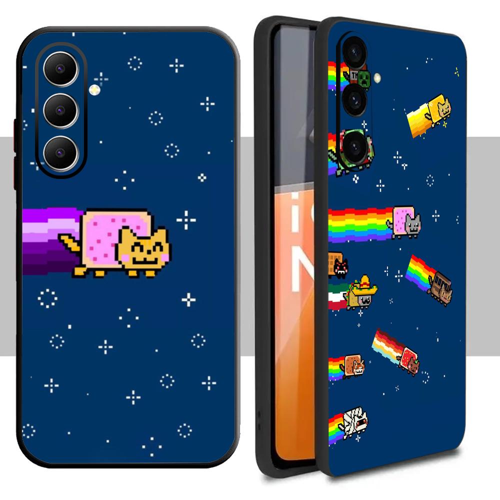 غطاء هاتف أنيق بتصميم نيان كات - مراجعة Samsung Galaxy A55 وسعره