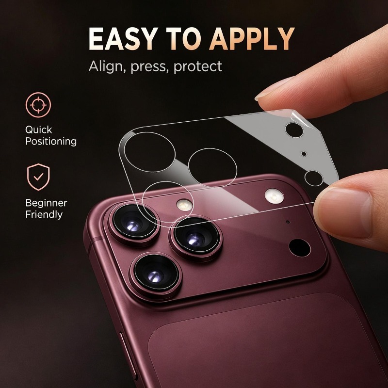 1-5 قطع من واقي عدسة الكاميرا  - مراجعة Hydrogel Screen Protector وسعره