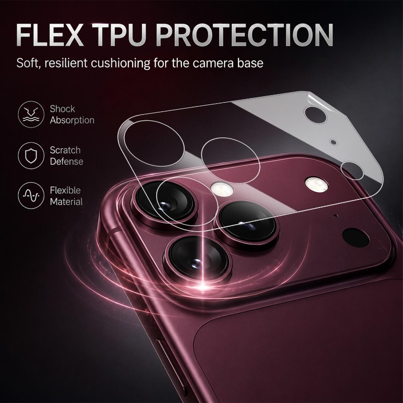 1-5 قطع من واقي عدسة الكاميرا  - مراجعة Hydrogel Screen Protector وسعره
