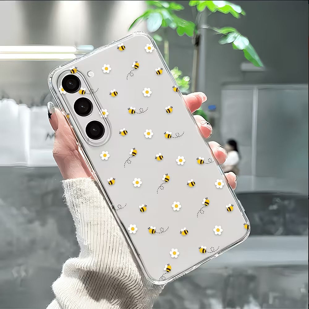 غطاء هاتف شفاف من مادة TPU بنم - مراجعة Samsung Galaxy A55 وسعره