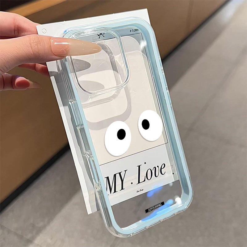 غطاء هاتف شفاف بتصميم عين بسيط - مراجعة Samsung Galaxy A55 وسعره